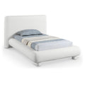  Color_Cream Size_Twin -- Blair Cream Fabric Upholstered Twin Bed IMAGE 1