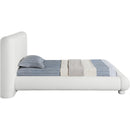  Color_Cream  Size_Twin  -- Blair Cream Fabric Upholstered Twin Bed IMAGE 4