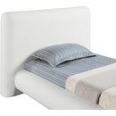  Meridian Blair Cream Fabric Upholstered Twin Bed IMAGE 7