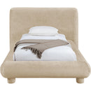  Color_Beige  Size_Twin  -- Blair Beige Chenille Fabric Upholstered Twin Bed IMAGE 3
