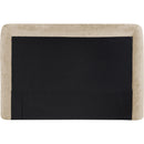  Meridian Blair Beige Chenille Fabric Upholstered Twin Bed IMAGE 5