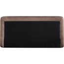  Meridian Blair Brown Chenille Fabric Upholstered Full Bed IMAGE 5