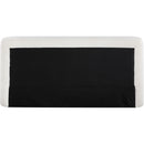  Meridian Blair Cream Chenille Fabric Upholstered Full Bed IMAGE 5