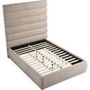  Color_Beige  Size_Full  -- Adam Beige Linen Textured Fabric Upholstered Full Bed IMAGE 7