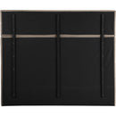 Meridian Adam Beige Linen Textured Fabric King Bed IMAGE 5