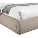  Color_Beige  Size_Queen  -- Adam Beige Linen Textured Fabric Upholstered Queen Bed IMAGE 6