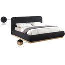  Color_Black  Size_King  -- Meridian Rigby Upholstered Platform Bed IMAGE 10