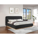 Color_Black  Size_King  -- Meridian Rigby Upholstered Platform Bed IMAGE 2