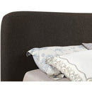  Color_Brown  Size_King  -- Rigby Brown Boucle Fabric Upholstered King Bed IMAGE 7