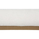 Meridian Rigby Cream Boucle Fabric Queen Bed IMAGE 8