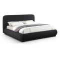  Color_Black Size_Queen -- Meridian Rigby Upholstered Platform Bed IMAGE 1