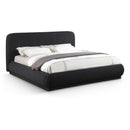  Color_Black  Size_Queen  -- Rigby Black Boucle Fabric Upholstered Queen Bed IMAGE 1