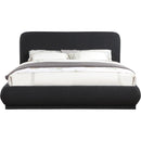  Color_Black  Size_Queen  -- Rigby Black Boucle Fabric Upholstered Queen Bed IMAGE 3