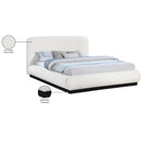  Color_Cream  Size_Queen  -- Rigby Cream Boucle Fabric Upholstered Queen Bed IMAGE 10