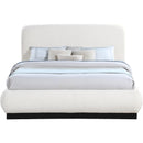  Color_Cream  Size_Queen  -- Rigby Cream Boucle Fabric Upholstered Queen Bed IMAGE 3