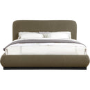  Color_Olive  Size_King  -- Rigby Olive Boucle Fabric Upholstered King Bed IMAGE 3