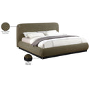  Color_Olive  Size_Queen  -- Rigby Olive Boucle Fabric Upholstered Queen Bed IMAGE 10