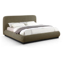  Color_Olive  Size_Queen  -- Rigby Olive Boucle Fabric Upholstered Queen Bed IMAGE 1