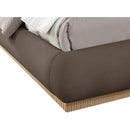  Color_Brown  Size_King  -- Meridian Rigby Upholstered Platform Bed IMAGE 7