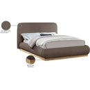  Color_Brown  Size_Queen  -- Rigby Brown Linen Textured Fabric Upholstered Queen Bed IMAGE 10