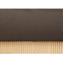 Meridian Rigby Brown Linen Textured Fabric Queen Bed IMAGE 6