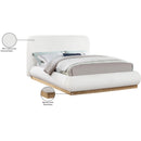  Color_Cream  Size_King  -- Rigby Cream Linen Textured Fabric Upholstered King Bed IMAGE 10