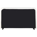  Color_Cream  Size_King  -- Rigby Cream Linen Textured Fabric Upholstered King Bed IMAGE 5