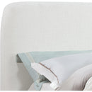  Color_Cream  Size_King  -- Rigby Cream Linen Textured Fabric Upholstered King Bed IMAGE 8