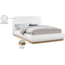  Color_Cream  Size_Queen  -- Rigby Cream Linen Textured Fabric Upholstered Queen Bed IMAGE 10