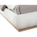  Color_Cream  Size_Queen  -- Rigby Cream Linen Textured Fabric Upholstered Queen Bed IMAGE 7