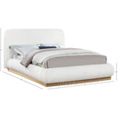  Color_Cream  Size_Queen  -- Rigby Cream Linen Textured Fabric Upholstered Queen Bed IMAGE 9