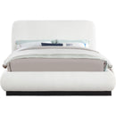  Color_Cream  Size_King  -- Meridian Rigby Upholstered Platform Bed IMAGE 3