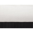 Meridian Rigby Cream Linen Textured Fabric King Bed IMAGE 6