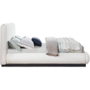  Color_Cream  Size_Queen  -- Rigby Cream Linen Textured Fabric Upholstered Queen Bed IMAGE 4