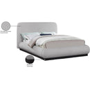  Color_Grey  Size_Queen  -- Rigby Grey Linen Textured Fabric Upholstered Queen Bed IMAGE 10