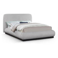  Color_Grey Size_Queen -- Rigby Grey Linen Textured Fabric Upholstered Queen Bed IMAGE 1