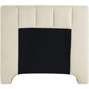 Meridian Camila Beige Chenille Fabric Twin Bed (3 Boxes) IMAGE 5