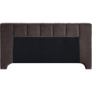 Meridian Camila Brown Chenille Fabric Full Bed (3 Boxes) IMAGE 5