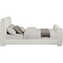Meridian Camila Cream Chenille Fabric King Bed (3 Boxes) IMAGE 4