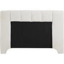 Meridian Camila Cream Chenille Fabric King Bed (3 Boxes) IMAGE 5