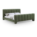  Color_Green  Size_Full  -- Camila Green Chenille Fabric Upholstered Full Bed IMAGE 1