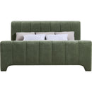 Meridian Camila Green Chenille Fabric King Bed (3 Boxes) IMAGE 3