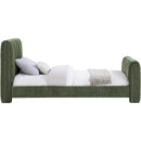 Meridian Camila Green Chenille Fabric Twin Bed (3 Boxes) IMAGE 4
