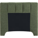  Color_Green  Size_Twin  -- Camila Green Chenille Fabric Upholstered Twin Bed IMAGE 5