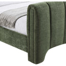  Color_Green  Size_Twin  -- Camila Green Chenille Fabric Upholstered Twin Bed IMAGE 6