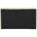  Color_Beige  Size_Twin  -- Carlin Beige Chenille Fabric Upholstered Twin Bed IMAGE 5