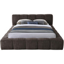 Meridian Carlin Brown Chenille Fabric Full Bed (3 Boxes) IMAGE 3