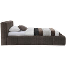  Color_Brown  Size_Twin  -- Carlin Brown Chenille Fabric Upholstered Twin Bed IMAGE 4