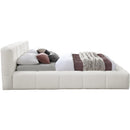 Meridian Carlin Cream Chenille Fabric King Bed (3 Boxes) IMAGE 4