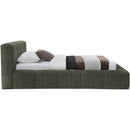  Color_Olive  Size_Twin  -- Carlin Olive Chenille Fabric Upholstered Twin Bed IMAGE 4